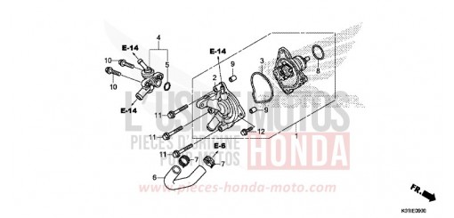 POMPE A EAU SH125ADE de 2014
